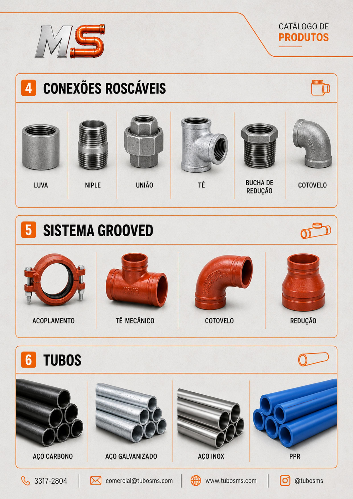 Catálogo Tubos MS - Produtos